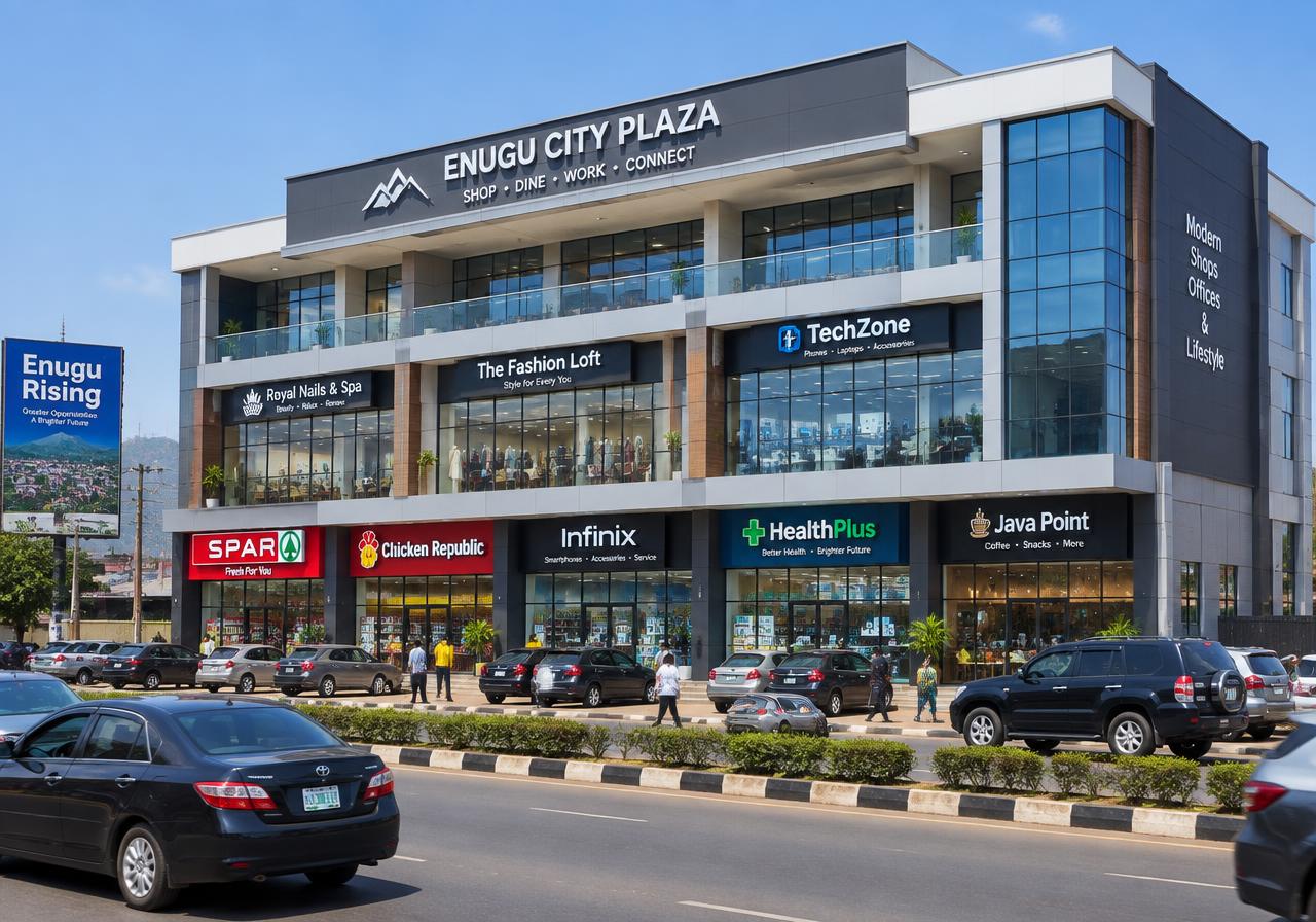 Demo: Commercial Plaza Space, Enugu